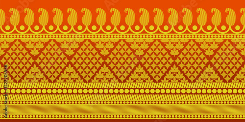 beautiful graphic saree design and this sari design is in Indian style which is for textile fashion industry and it can be used as wallpaper backdrop and website bg this style is originated in india 
