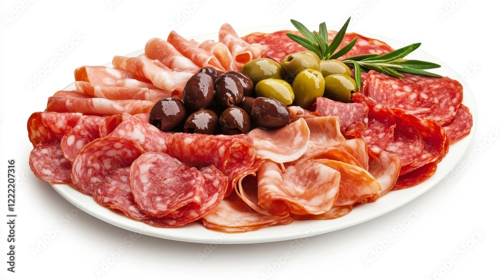Delectable Charcuterie Platter with Cured Meats and Olives Delectable Charcuterie Platter with Cured Meats and Olives