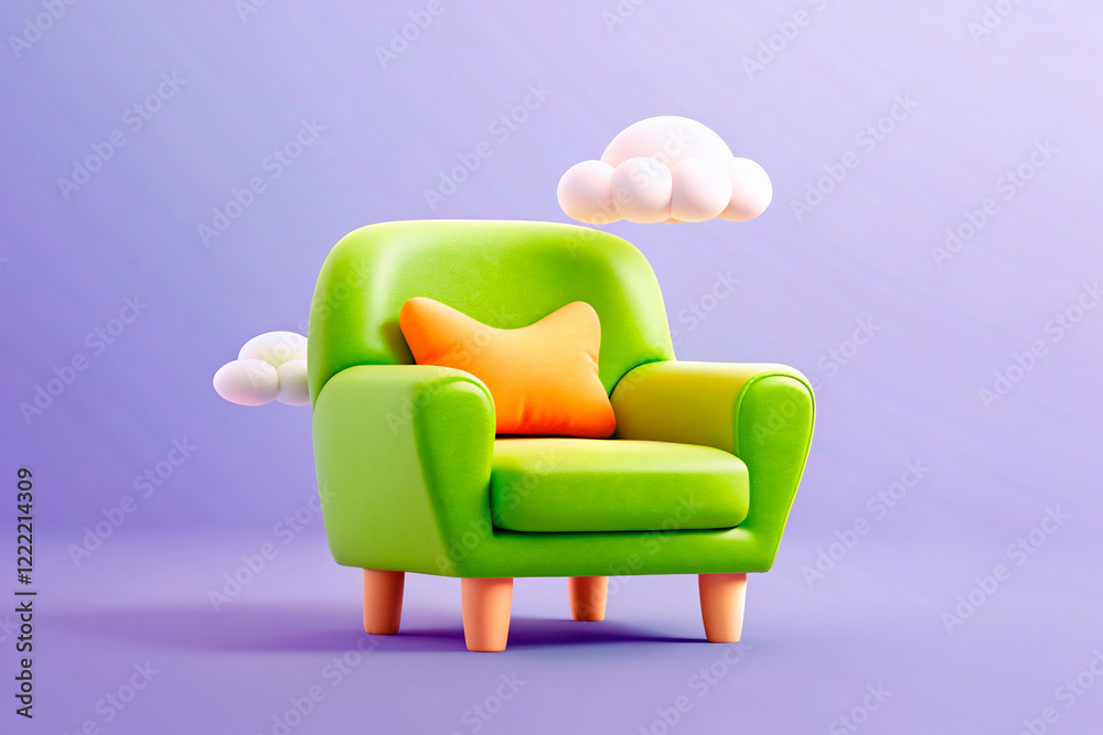 Fototapeta premium person in armchair
