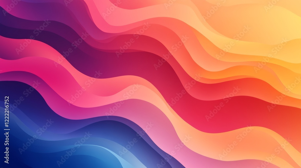 Abstract Colorful Wave Background Design Abstract Colorful Wave Background Design