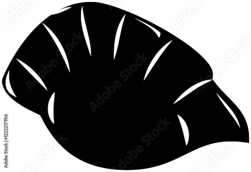 dumpling illustration dimsum silhouette gyoza logo asian icon food outline chinese meal meat dim cuisine china dish dough dumplings shape dinner vector graphic background