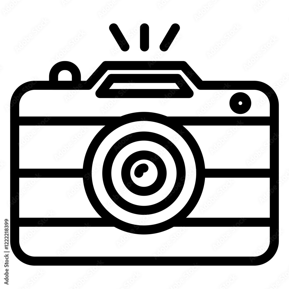 Camera line icon