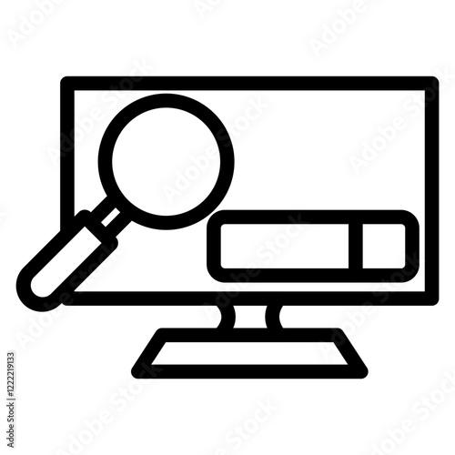 Search Engine line icon