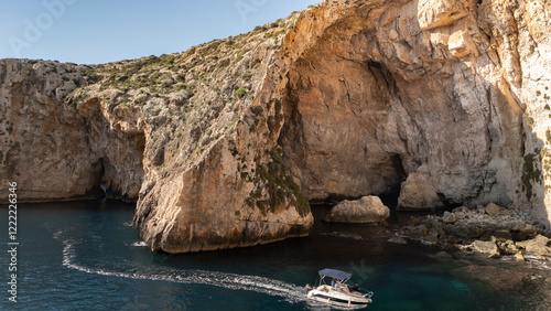 Aerial footage in Malta during winter holidays.	 photo