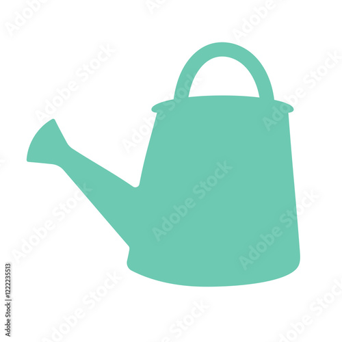 green watering can
