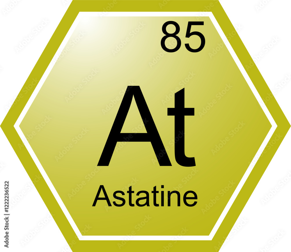 The symbol of the chemical element At is Astatine.