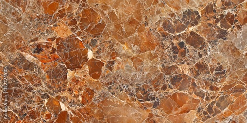 Abstract Brown and Orange Marble Texture Background, Stone, Rock, Mineral, Geology, Pattern, Design, Natural, Surface, Texture