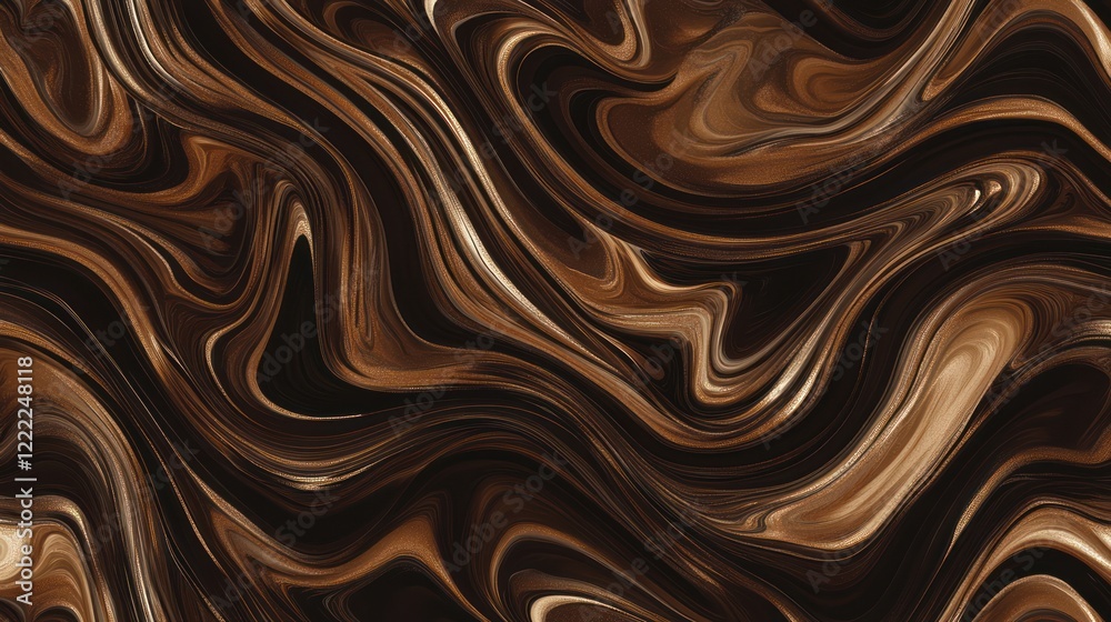 Swirling brown liquid marble texture abstract background for design and creative uses Swirling brown liquid marble texture abstract background for design and creative uses