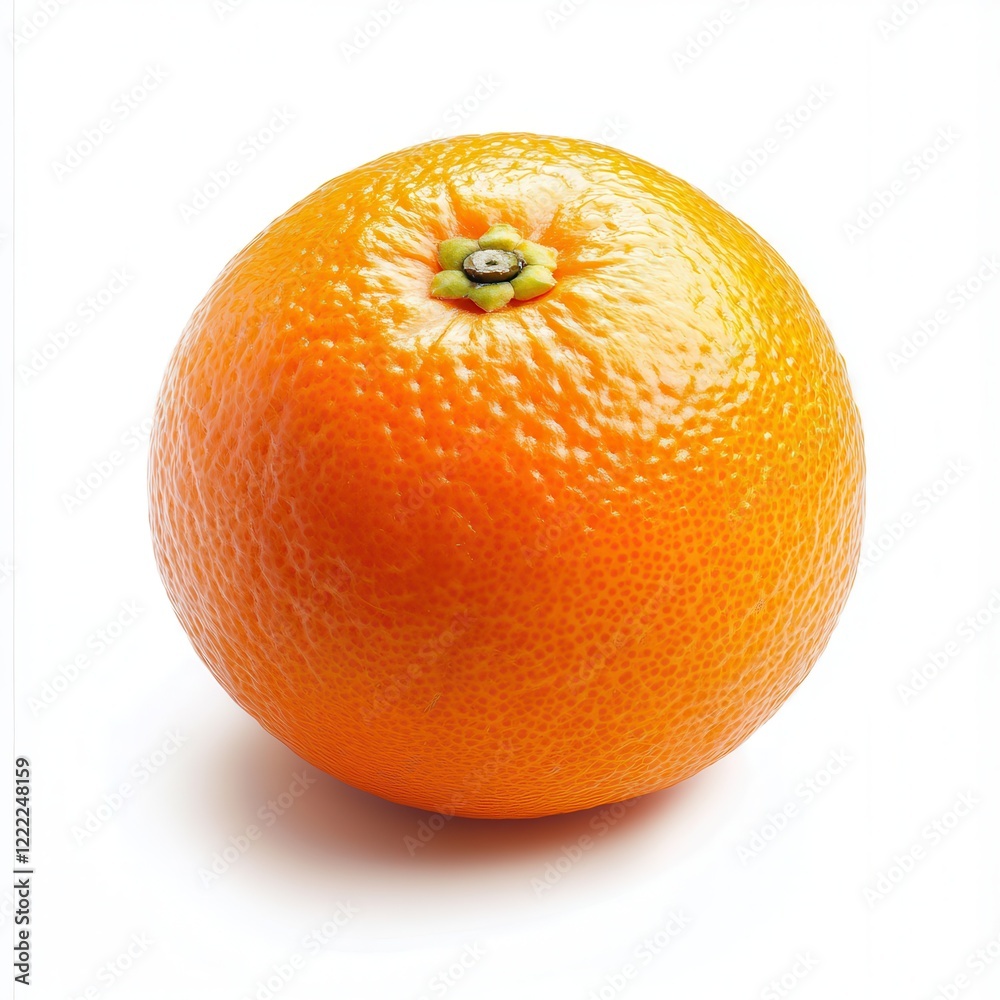 Ripe orange fruit isolated on white background Ripe orange fruit isolated on white background