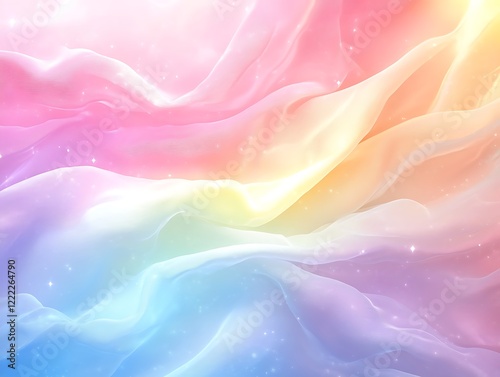 Abstract Pastel Gradient Featuring Soft Colors and a Dreamy Texture in Pink, Blue, and Lavender Hues, Ideal for Backgrounds or Creative Projects
