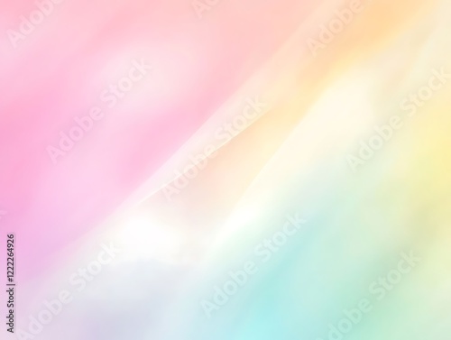 Abstract Pastel Gradient Featuring Soft Colors and a Dreamy Texture in Pink, Blue, and Lavender Hues, Ideal for Backgrounds or Creative Projects