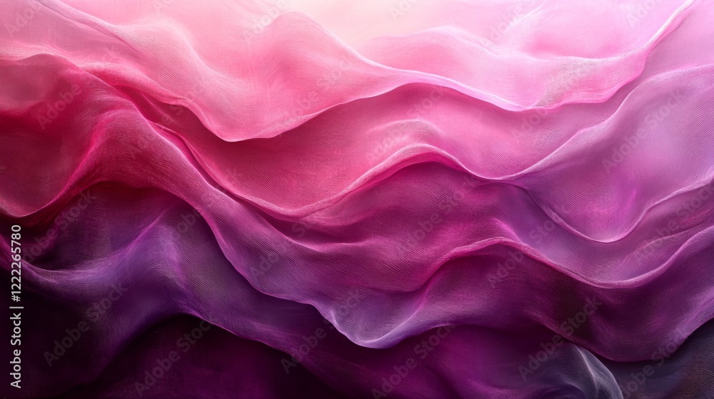 Fototapeta premium Abstract Pink Waves