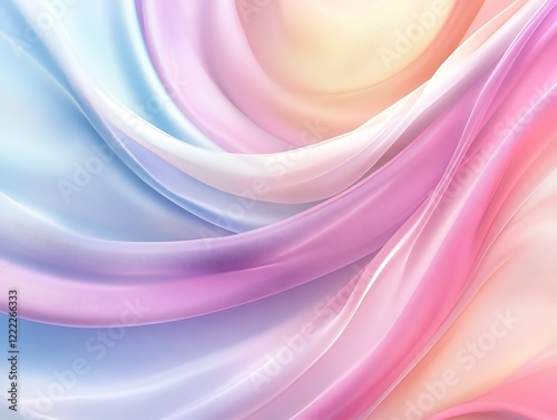 Abstract Pastel Gradient Featuring Soft Colors and a Dreamy Texture in Pink, Blue, and Lavender Hues, Ideal for Backgrounds or Creative Projects