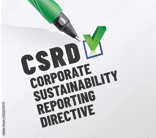 CSRD - acronyme - Corporate Sustainability Reporting Directive photo