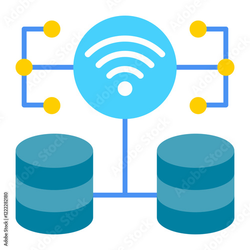Wireless database Icon