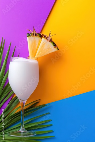 pina colada advertisement photo  photo