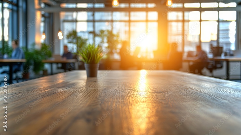 custom made wallpaper toronto digitalBright loft-style office with industrial windows and warm sunset ambiance enhancing workspace