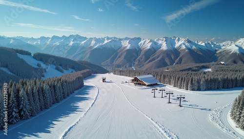  Scenic Ski Resort Offering Winter Adventure and Mountain Relaxation