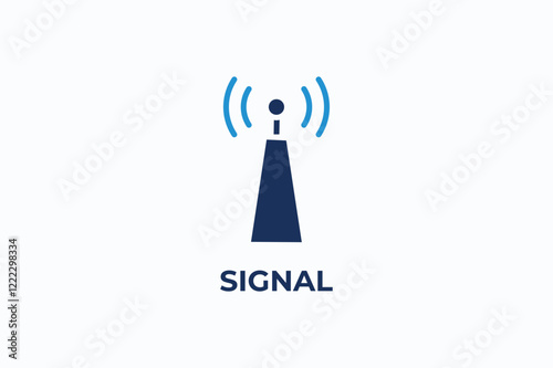 SIGNAL vector, icon or logo sign isolated symbol illustration