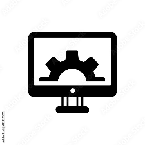 Loading icon vector. Update system illustration sign. Concept of upgrade application progress symbol or logo.