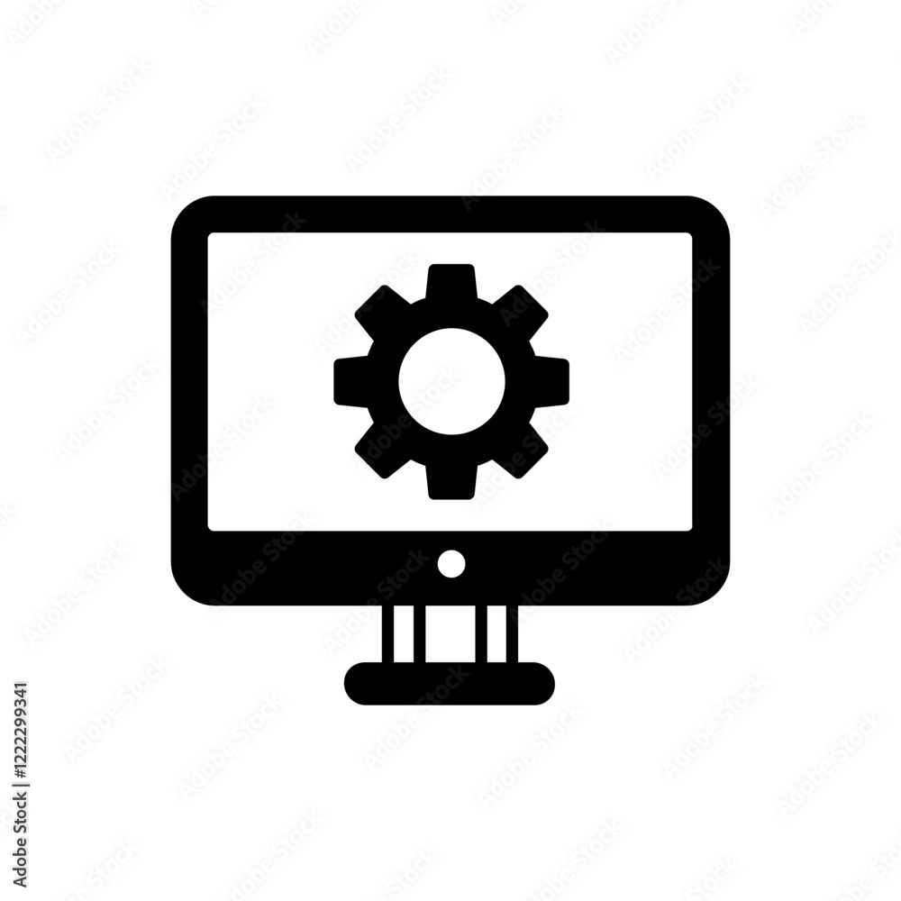 Loading icon vector. Update system illustration sign. Concept of upgrade application progress symbol or logo. Loading icon vector. Update system illustration sign. Concept of upgrade application progress symbol or logo.