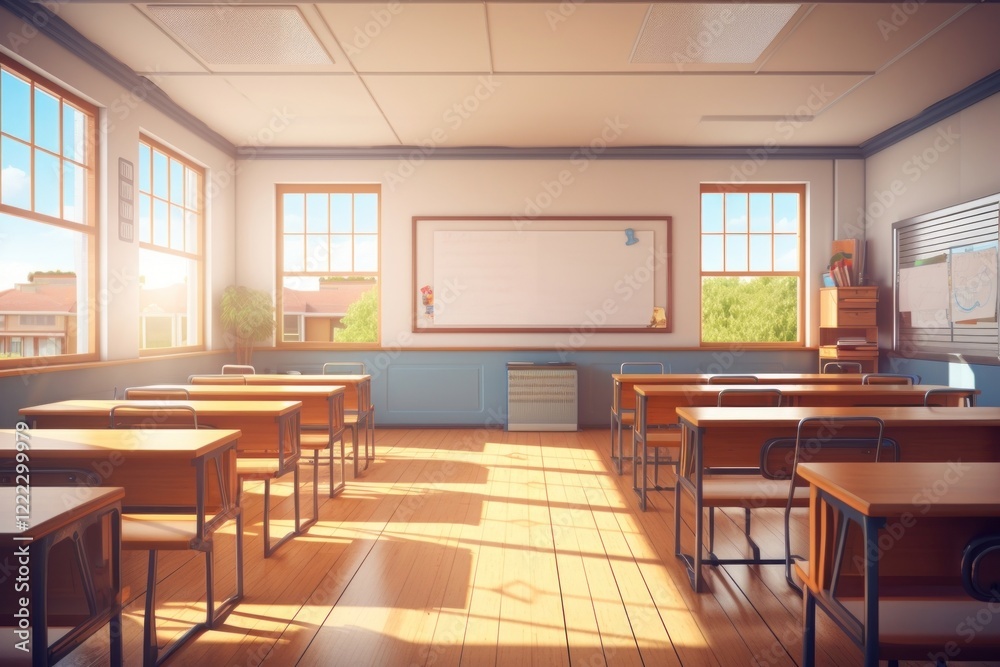 Fototapeta premium Room architecture classroom building.