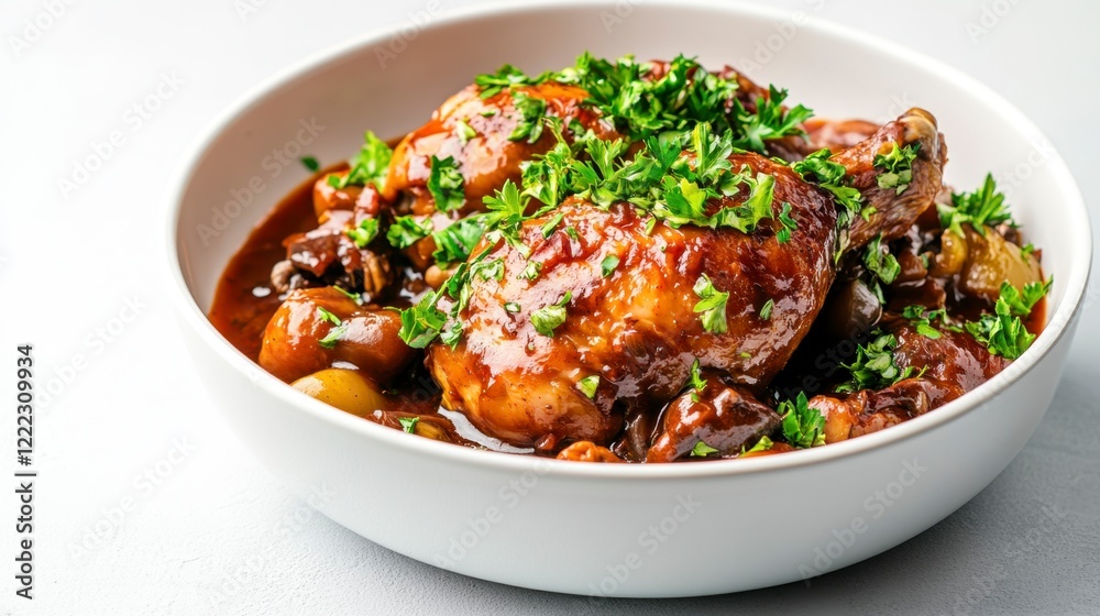 Juicy Roasted Chicken Thighs with Herbs and Rich Brown Sauce Juicy Roasted Chicken Thighs with Herbs and Rich Brown Sauce