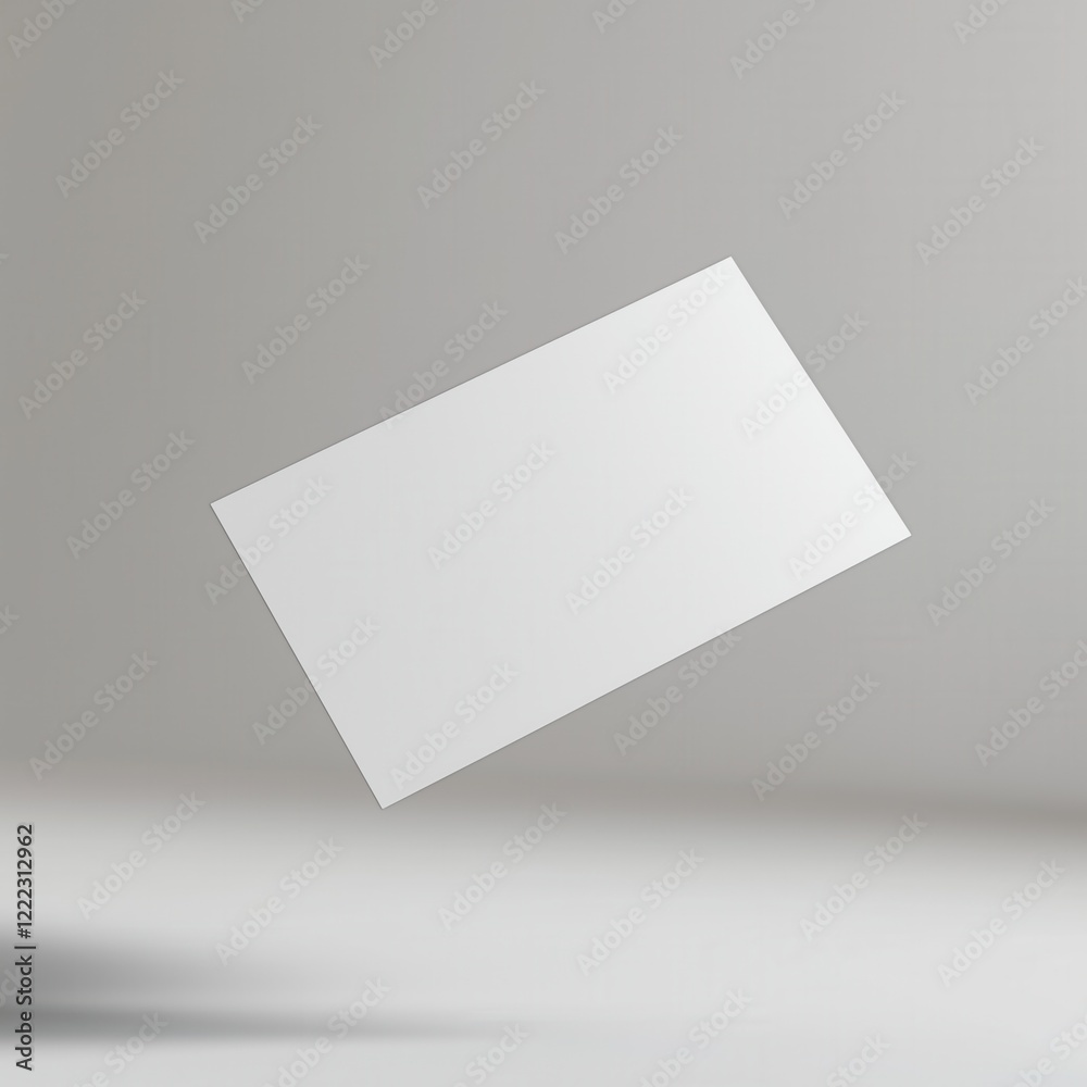 Blank business card template. Standard size card floating, simple light gray background. Business card template
Blank business card template. Standard size card floating, simple light gray background. Business card template