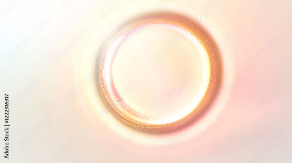 A soft glowing circular light with a warm golden hue creating a dreamy abstract effect on a minimalistic background
A soft glowing circular light with a warm golden hue creating a dreamy abstract effect on a minimalistic background