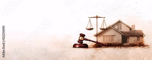 Justice and Home: A legal battle unfolds, a house's fate hangs in the balance. Will justice prevail?