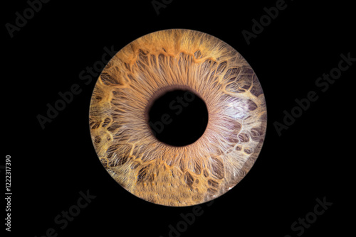 Iris humain artistique- photographie yeux
