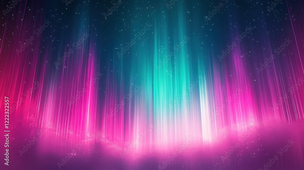 Aurora borealis vector with vibrant transitions of pink and teal, ideal for sleek brand templates. Aurora borealis vector with vibrant transitions of pink and teal, ideal for sleek brand templates.
