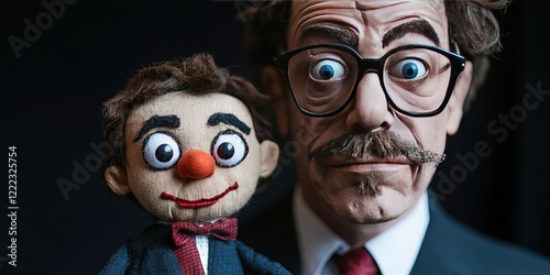 ventriloquist with dummy  photo