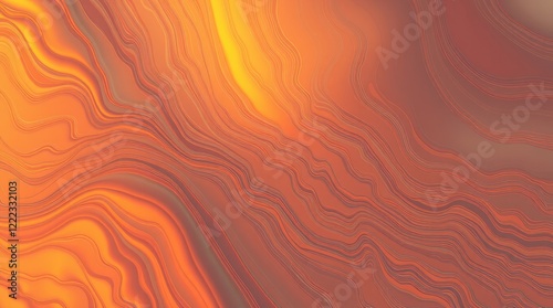 abstract  orange and yellow wavy textured background. 