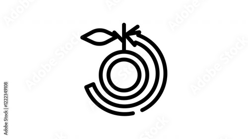 Growth money coin design sprouting into green leaf to illustrate financial growth. Ideal for financial, investment, and sustainable business concepts.
