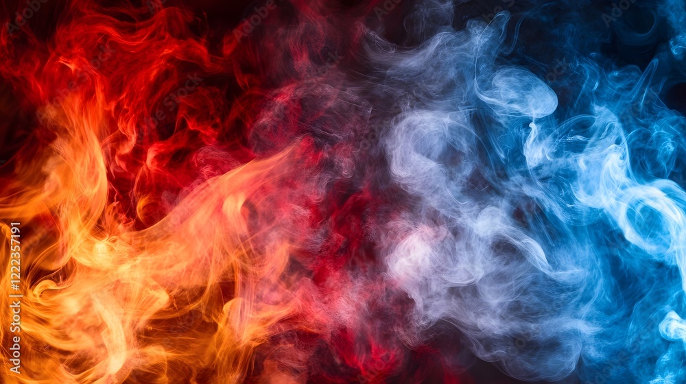 Abstract Red Blue Smoke Swirls Background Texture Abstract Red Blue Smoke Swirls Background Texture