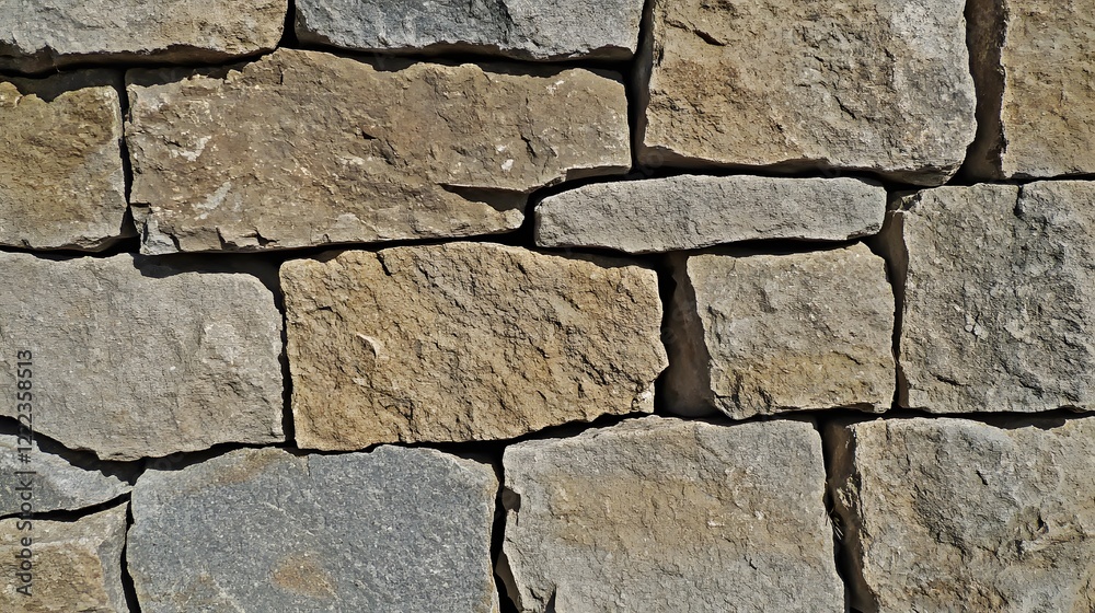 Rustic Stone Wall Texture Background Beige Gray Brown Rustic Stone Wall Texture Background Beige Gray Brown