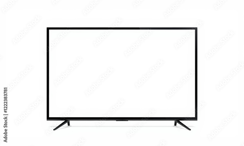 modern television mockup with sleek design and blank screen, perfect for showcasing content or advertisements. Ideal for digital presentations and marketing modern television mockup with sleek design and blank screen, perfect for showcasing content or advertisements. Ideal for digital presentations and marketing