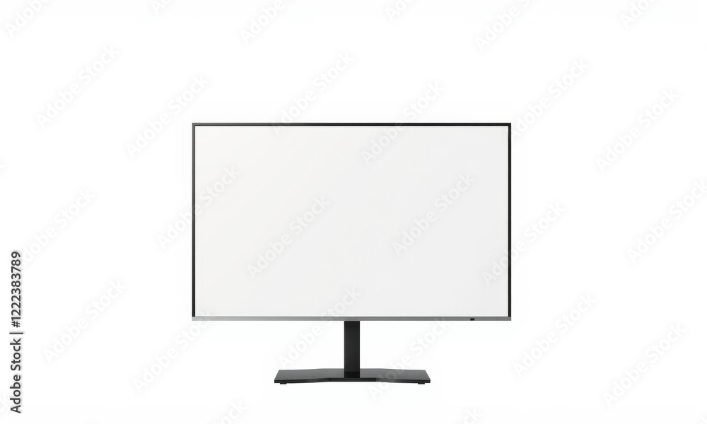 Modern television mockup with sleek design and blank screen, perfect for showcasing content or advertisements. Ideal for digital presentations and marketing materials Modern television mockup with sleek design and blank screen, perfect for showcasing content or advertisements. Ideal for digital presentations and marketing materials