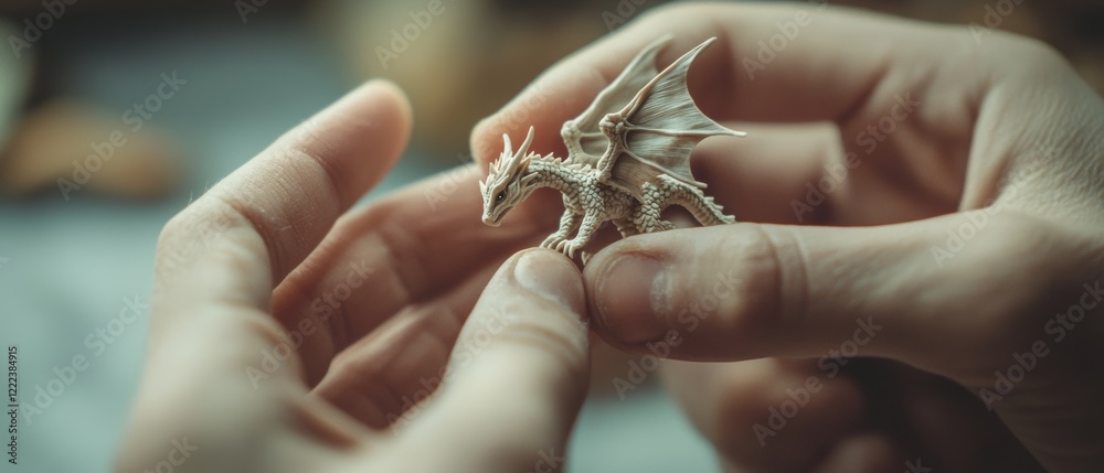 Obraz premium A solitary figure walks through a graffiti-covered urban corridor, enveloped in the atmospheric play of shadows.