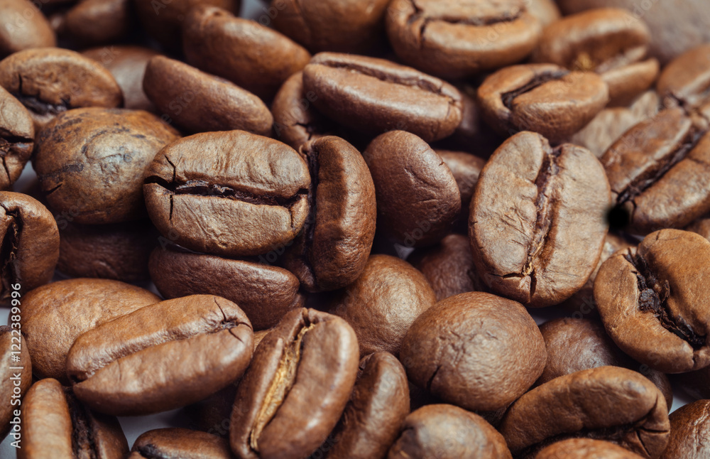 roasted coffee beans isolated in white background roasted coffee beans isolated in white background