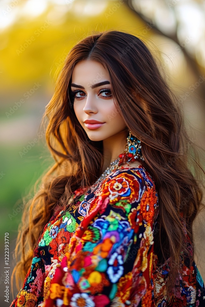 Naklejka premium diva nowruz