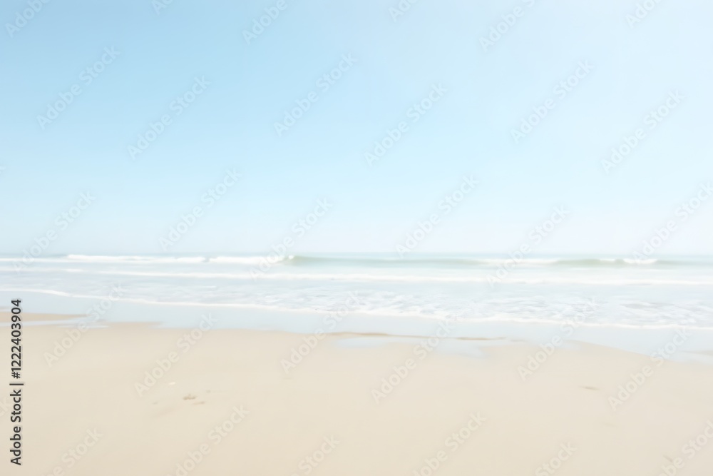 A minimalist beach scene with smooth sand, shallow water, and a bright, cloudless sky. A minimalist beach scene with smooth sand, shallow water, and a bright, cloudless sky.