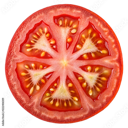 sliced tomato vegan food, AI generated 