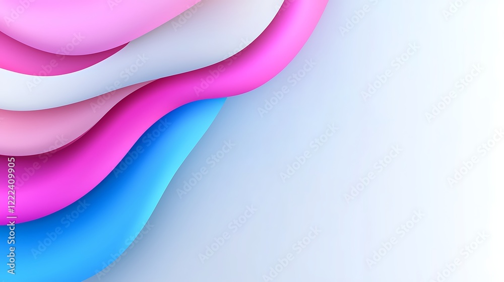 Abstract Fluid Waves Background With Pastel Colors Abstract Fluid Waves Background With Pastel Colors