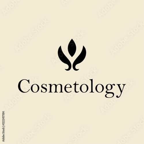 Simple minimalist cosmetology logo
