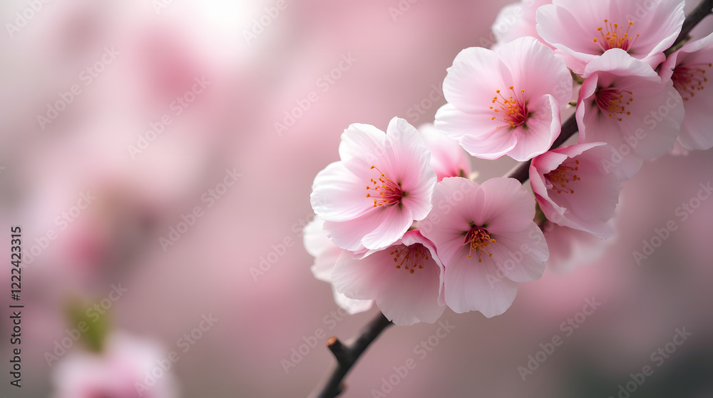 Charming background with sakura flowers. Charming background with sakura flowers.