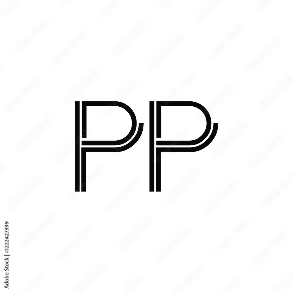 PP monogram logo design letter text name symbol monochrome logotype alphabet character simple logo PP monogram logo design letter text name symbol monochrome logotype alphabet character simple logo