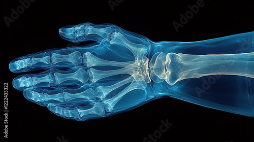 x ray of a hand