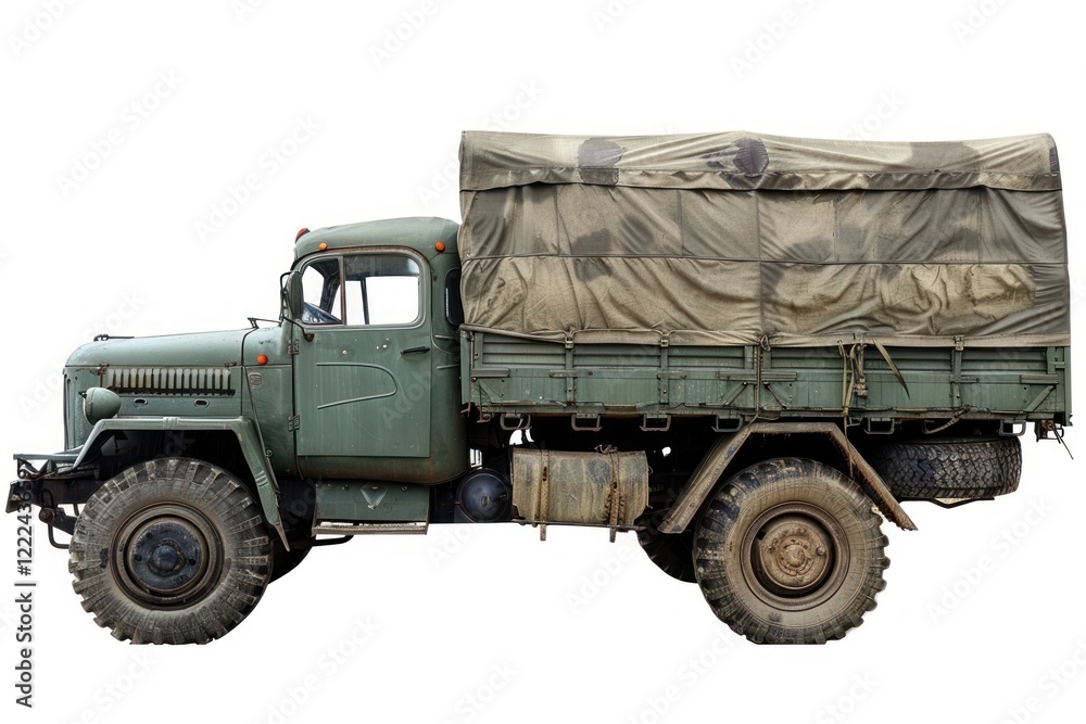Military vehicle truck transportation camouflage. Military vehicle truck transportation camouflage.